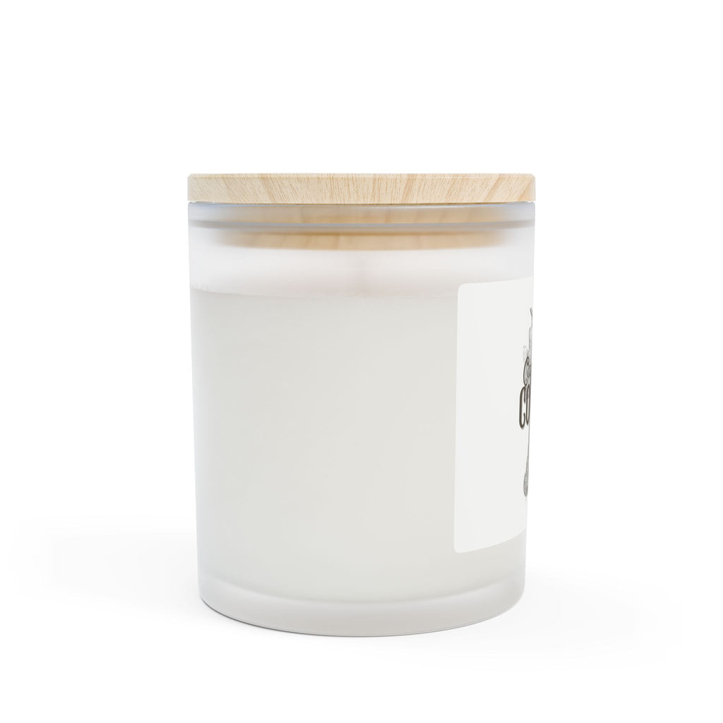 Cozy Up Here Cowboy Frosted Glass Candle, 11oz, Oakmoss & Amber